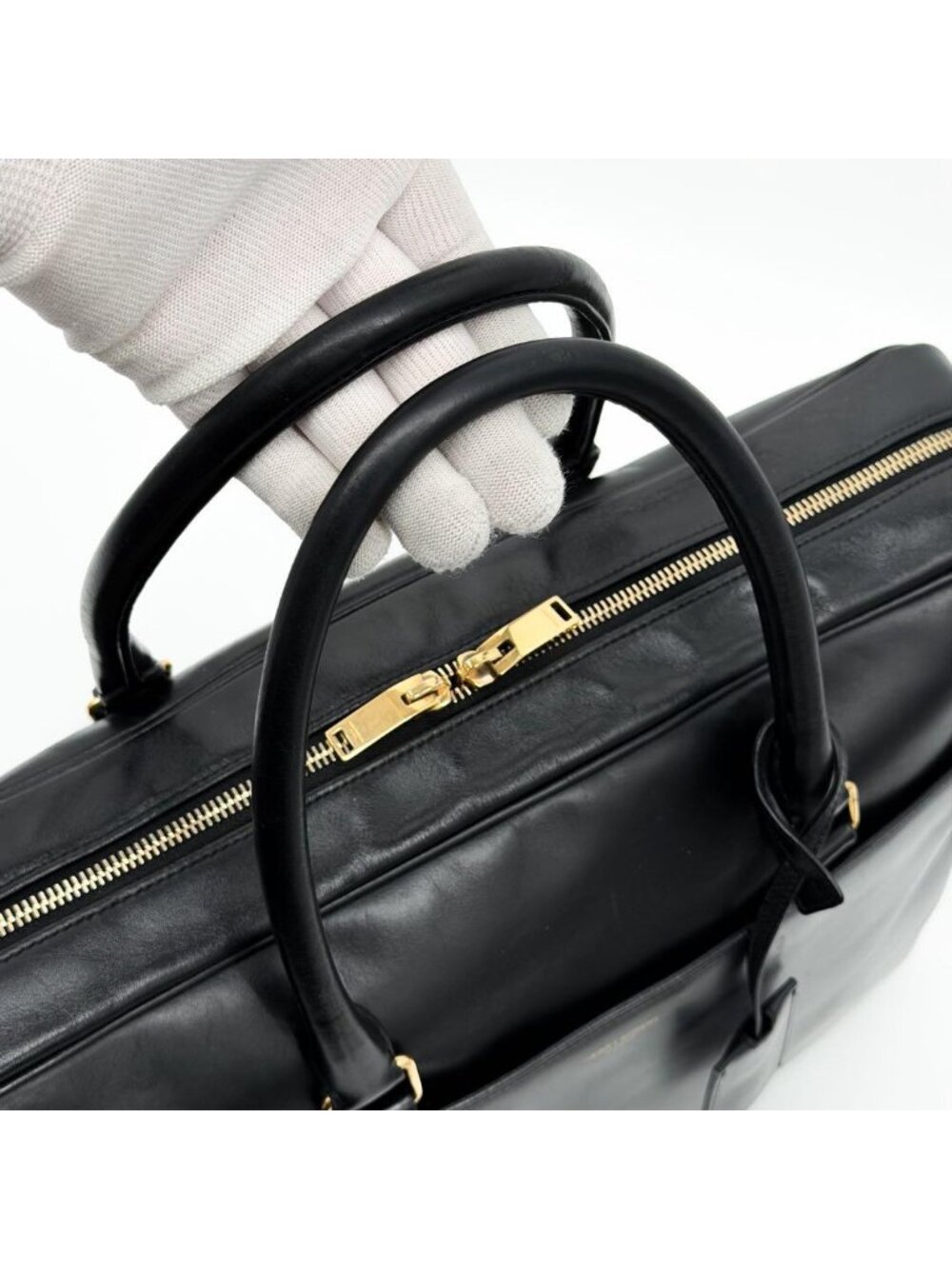 Saint Laurent Museum Briefcase Business 2-Way Leather - Picture 7 of 16